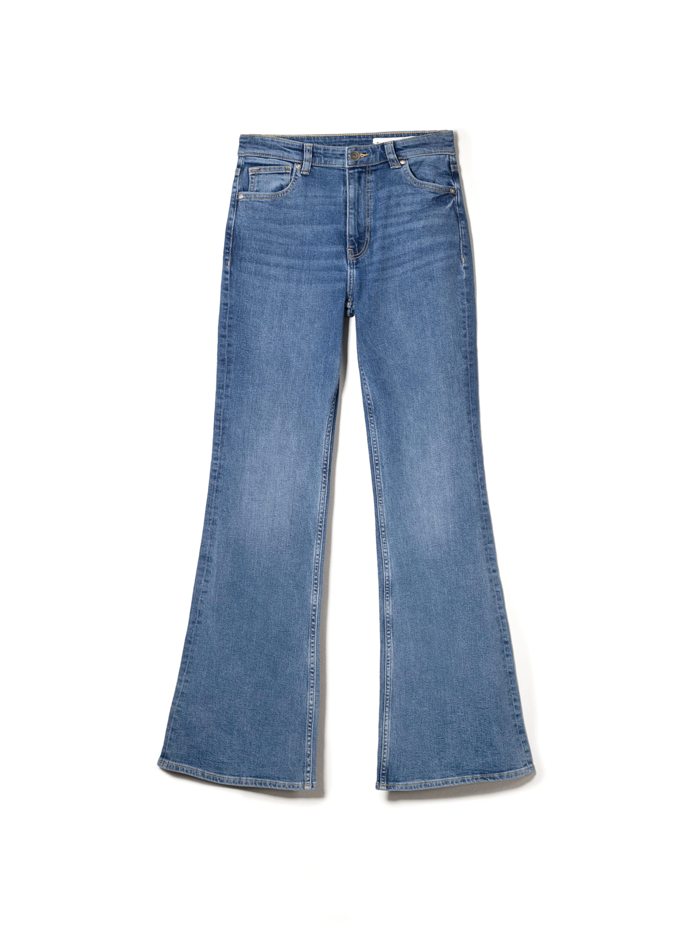 Bershka Farkut värissä sininen denim, Tuotenäkymä