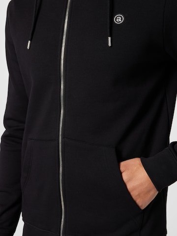 anerkjendt Zip-Up Hoodie 'ELLIOT' in Black