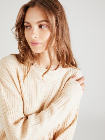 b.young Pullover 'ONEMA ONECK' in Beige