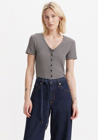 LEVI'S ® Strickjacke 'MUSE' in Schwarz: Vorderseite