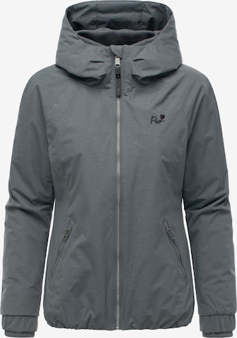 Ragwear Weatherproof jacket 'Dizzie Warm II' in Grey: front