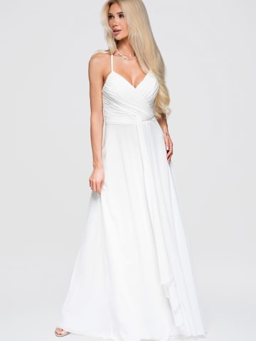 Ombre Evening dress in White