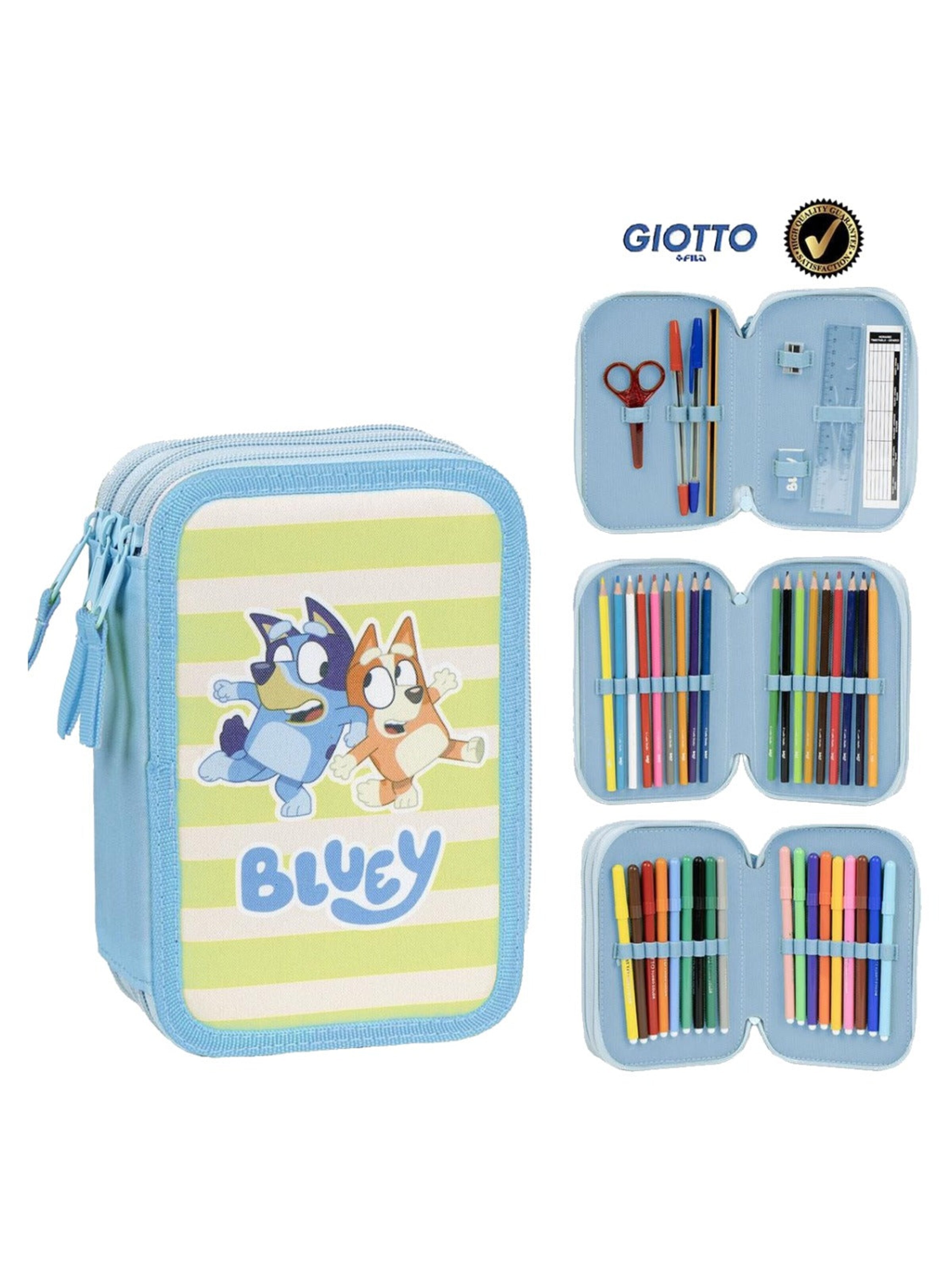 Bluey Pouch 'Bluey Etui met Inhoud 44 Pieces' in Beige: front