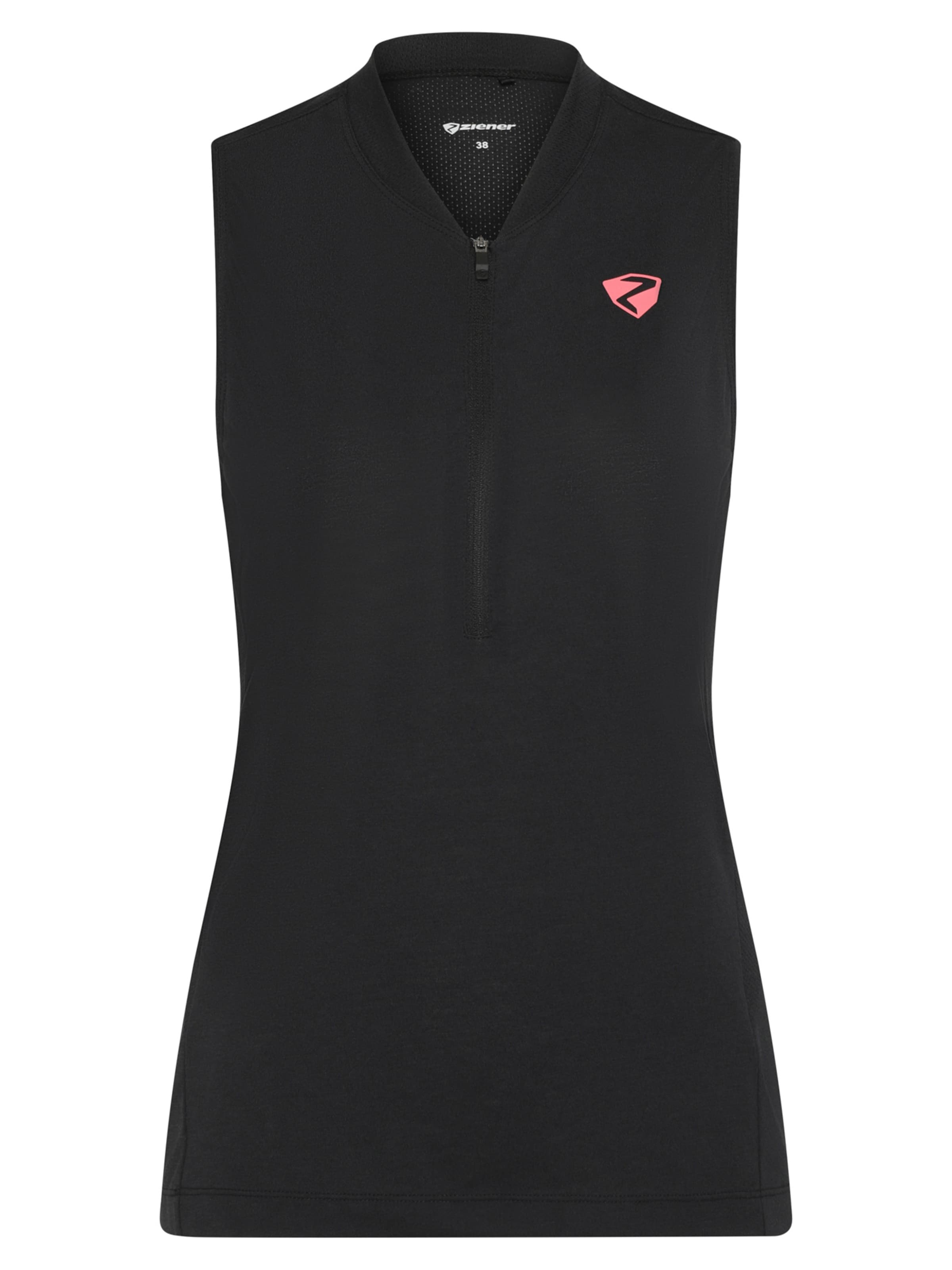 ZIENER Performance Shirt 'Nikoletta' in Black: front