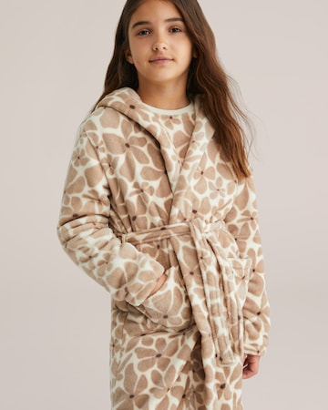 Peignoir WE Fashion en beige : devant