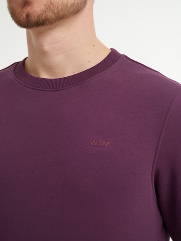 Sweat-shirt 'Spell Crew Mint' WEM Fashion en violet