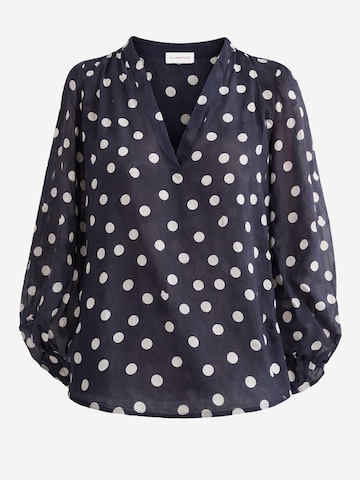 Il Lanificio Blouse in Blue: front