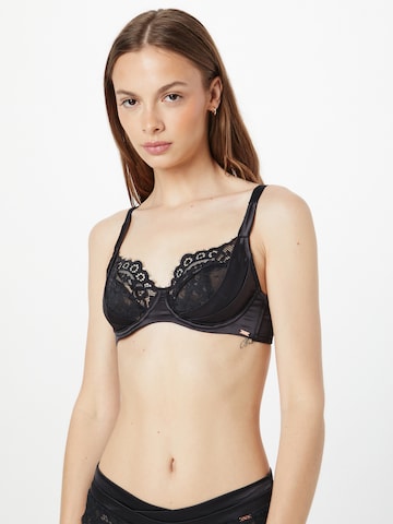 Hunkemöller T-Shirt BH 'Jacqueline' in Schwarz: predná strana