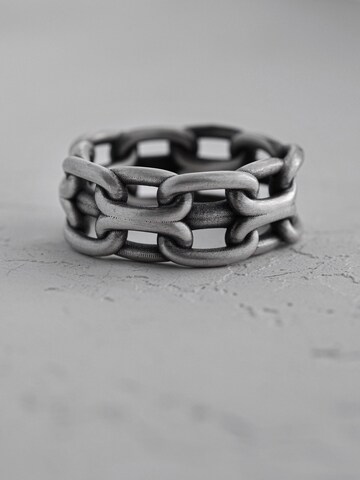 Bague 'FUERZA' REYTEL en argent : devant