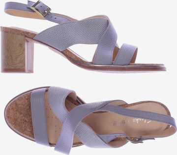 CLARKS Sandals & High-Heeled Sandals in 39,5 in Grey: front