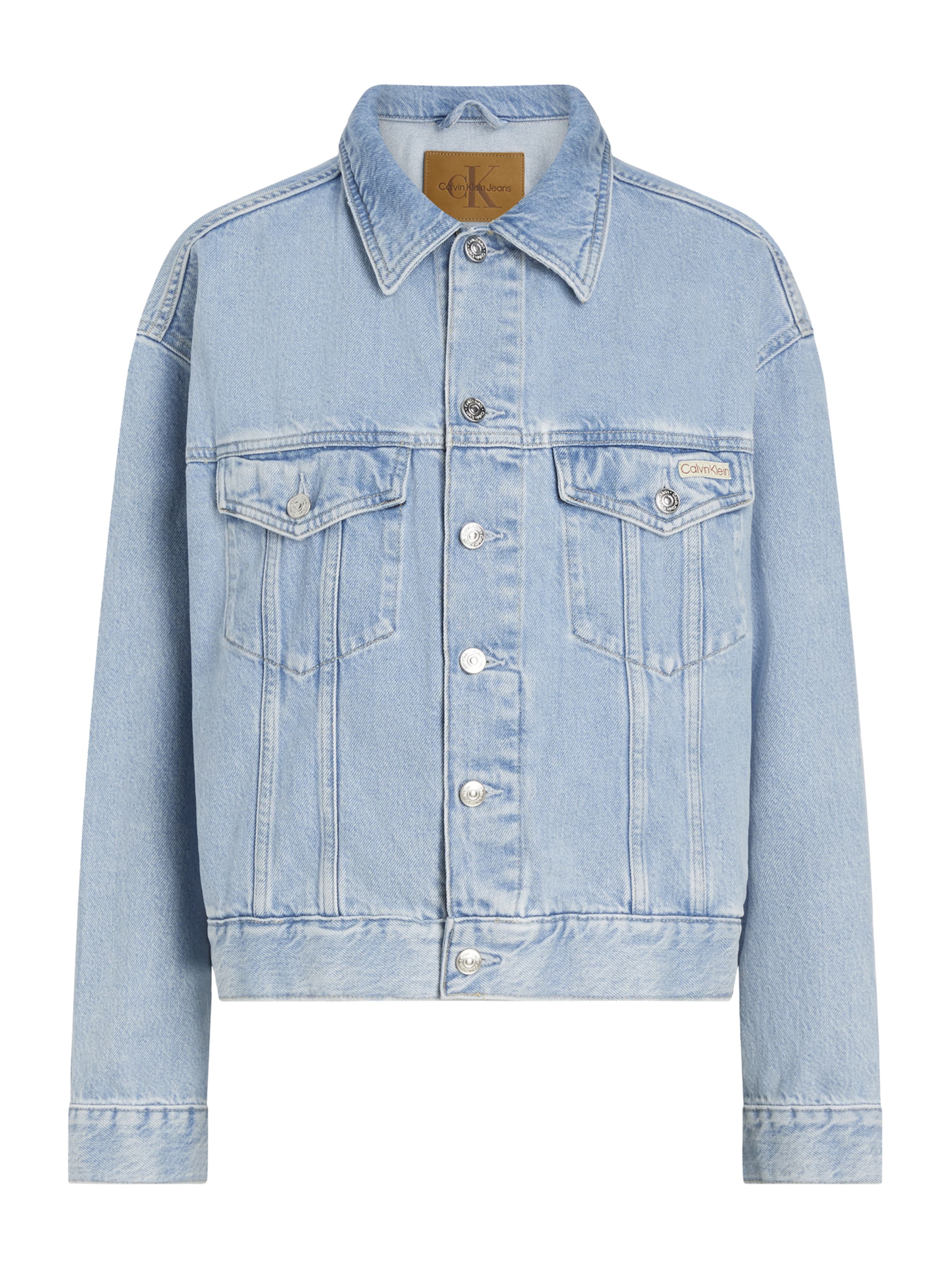 Calvin Klein Jeans Overgangsjakke i blå: forside