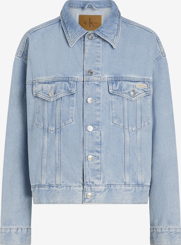 Calvin Klein JeansPrijelazna jakna - plava boja: prednji dio