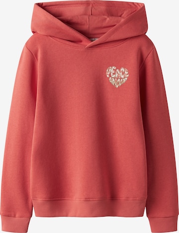 NAME IT - Sudadera 'NKFBiana' en naranja: frente