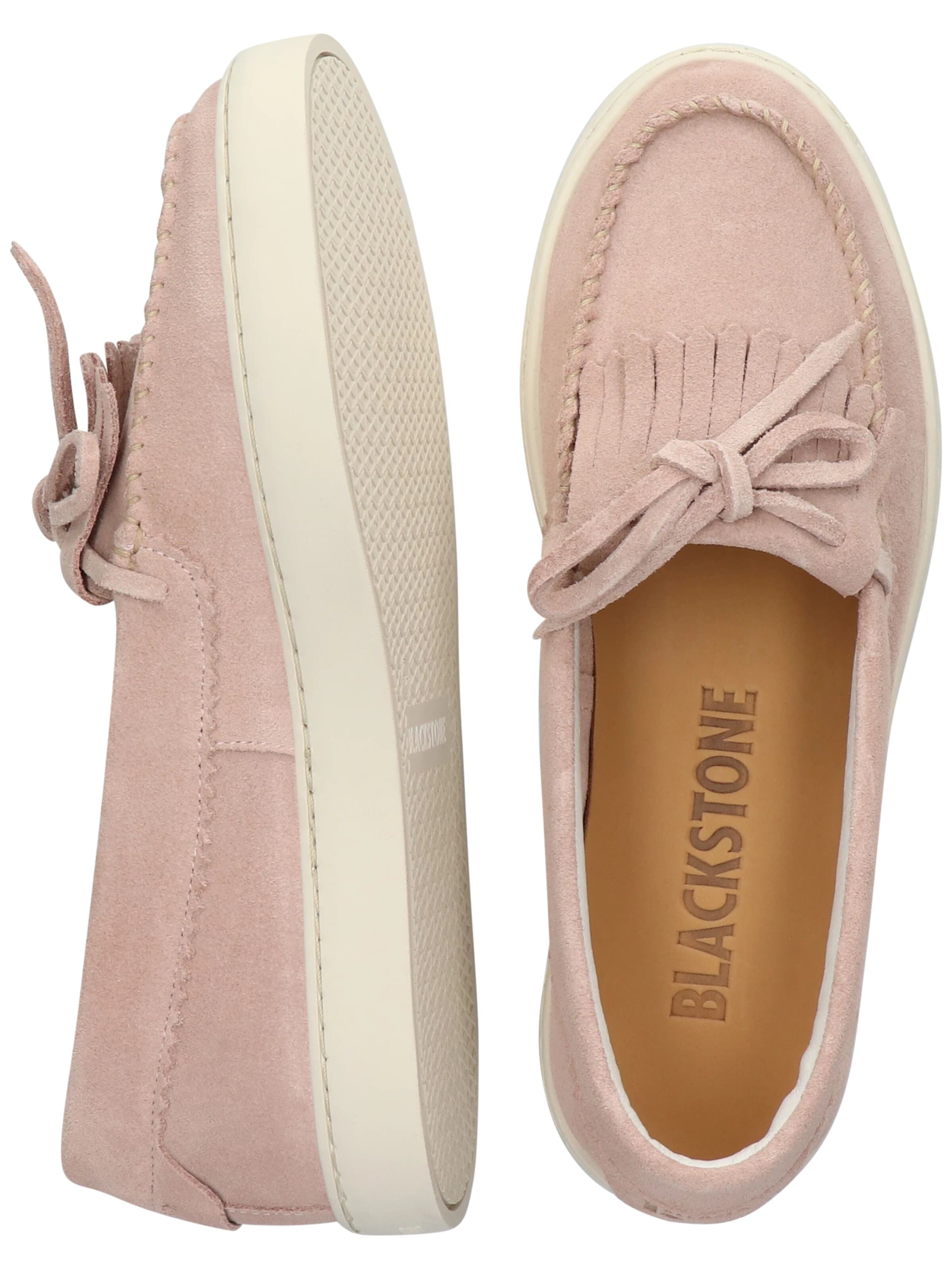 BLACKSTONE Mocassins in Roze