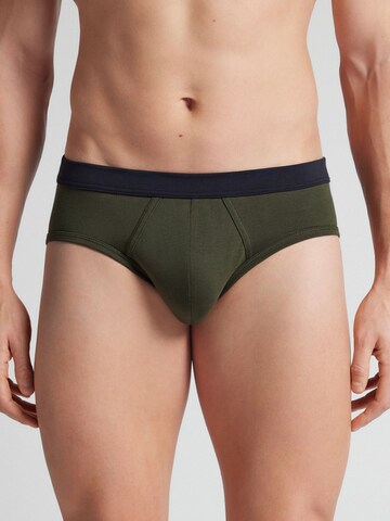 IUMAN Intimissimi Uomo Slip in Grün: Vorderseite