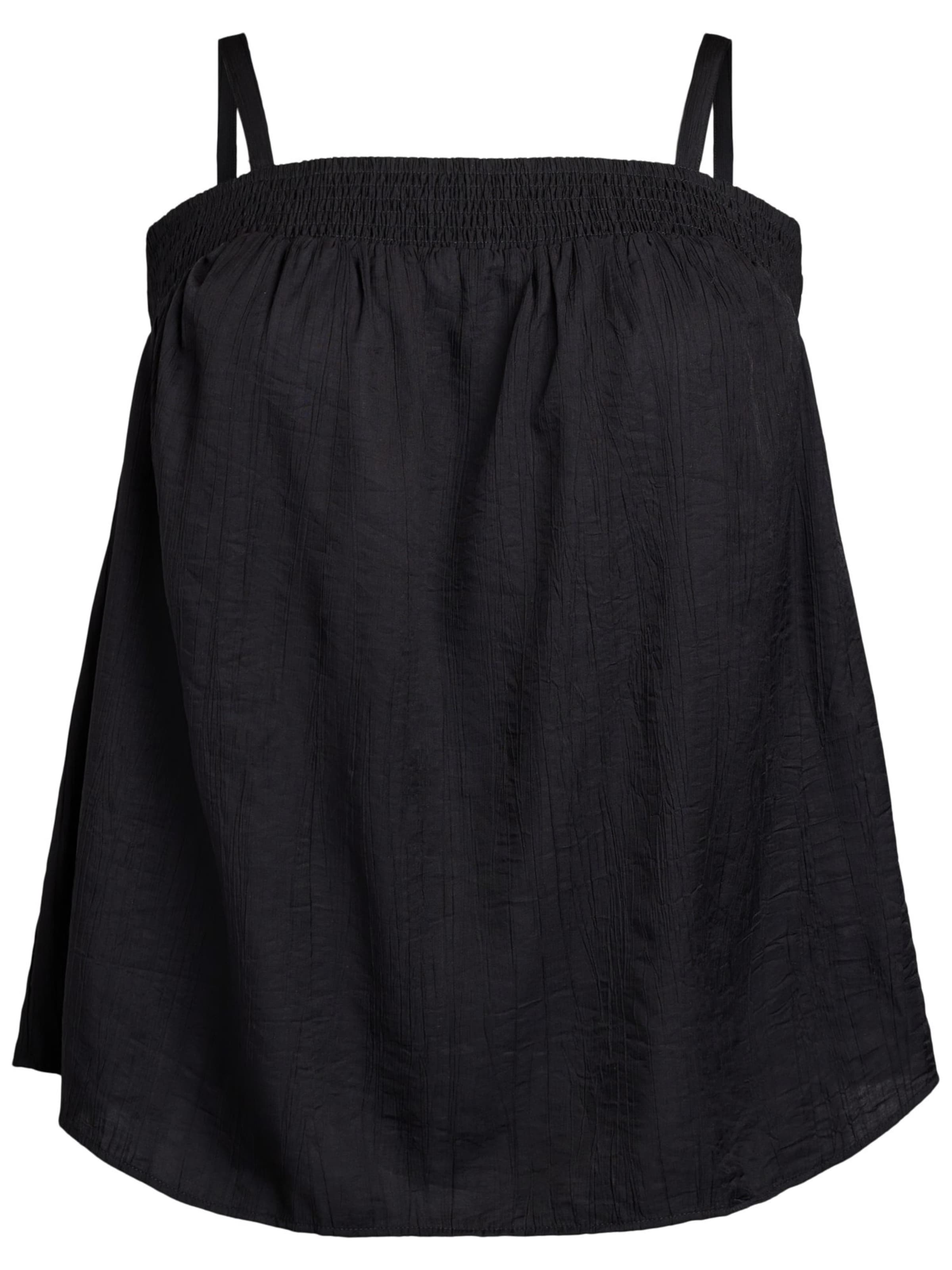 Zizzi Τοπ 'Vsol' σε μαύρο: μπροστά