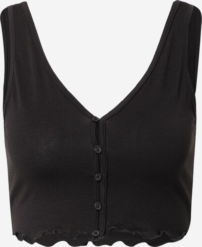 WEEKDAY Top 'Viola' en schwarz, Vue avec produit