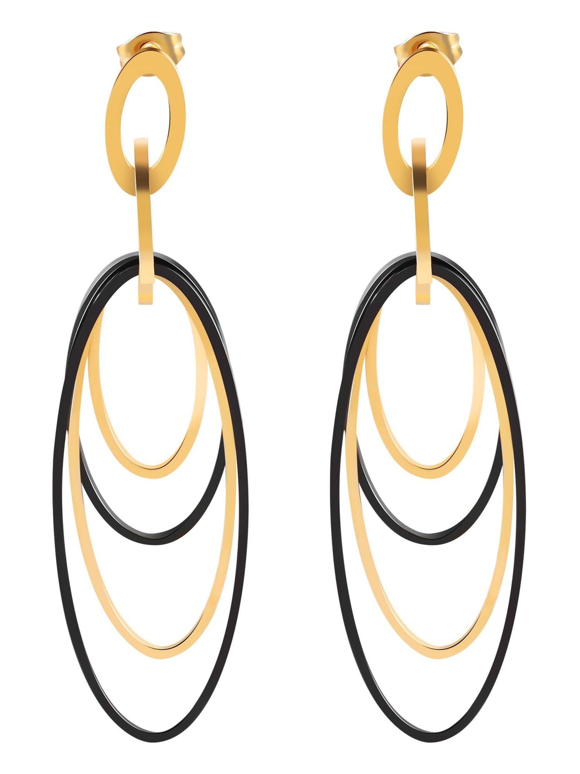 Akzent Earrings 'Laika, langlebig' in Gold: front