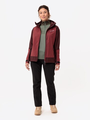 VAUDE Outdoorjas 'W All Year Elope SFT J' in Rood