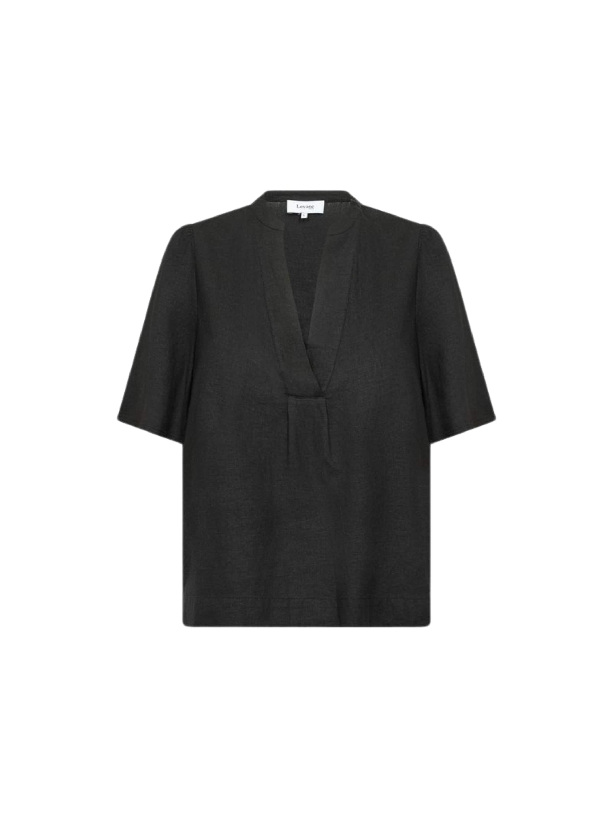 Maglietta ' LR-NAJA ' di Levete Room in nero: frontale