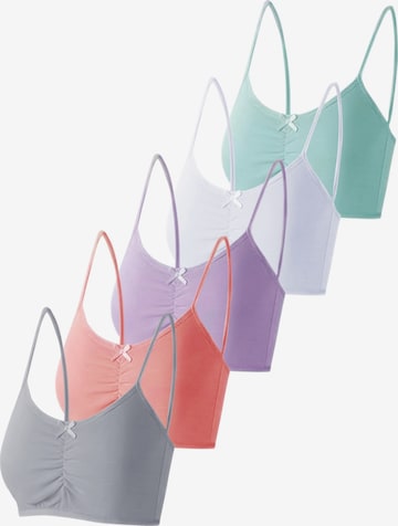 LOREZA Undershirt 'Mädchen Bustier Eliana' in Mixed colours: front