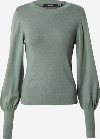 VERO MODA Pullover 'HOLLY KARIS' in Grün: predná strana