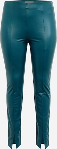 Coupe slim Leggings 'PAPAYA' ONLY Carmakoma en bleu : devant