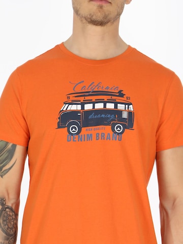 T-Shirt Denim Factory en orange