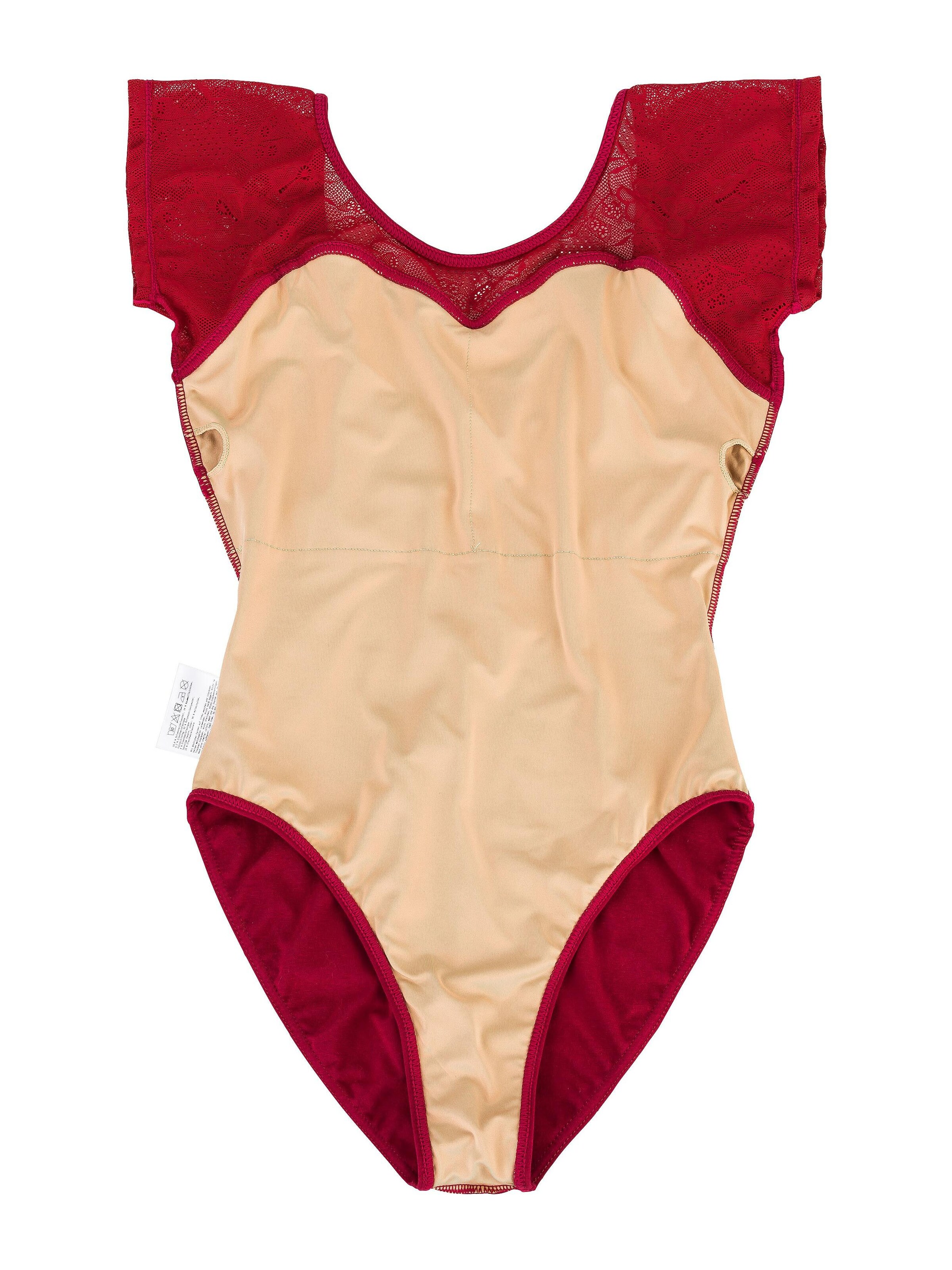 Tanzmuster Athletic Bodysuit 'Natalie' in Red