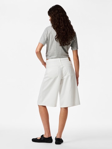 Wide Leg Jean 'PCSky' PIECES en blanc