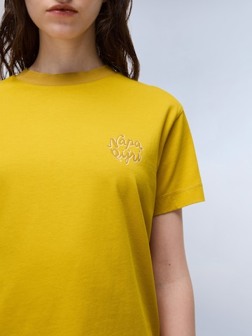 NAPAPIJRI T-shirt 'Fedaia' i gul