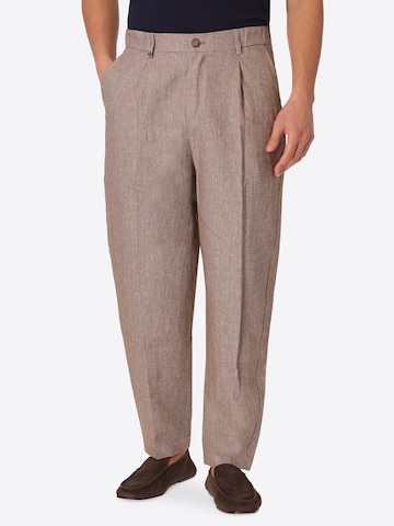 Distretto12 Loosefit Pantalon 'BAN T. Certo' in Bruin: voorkant