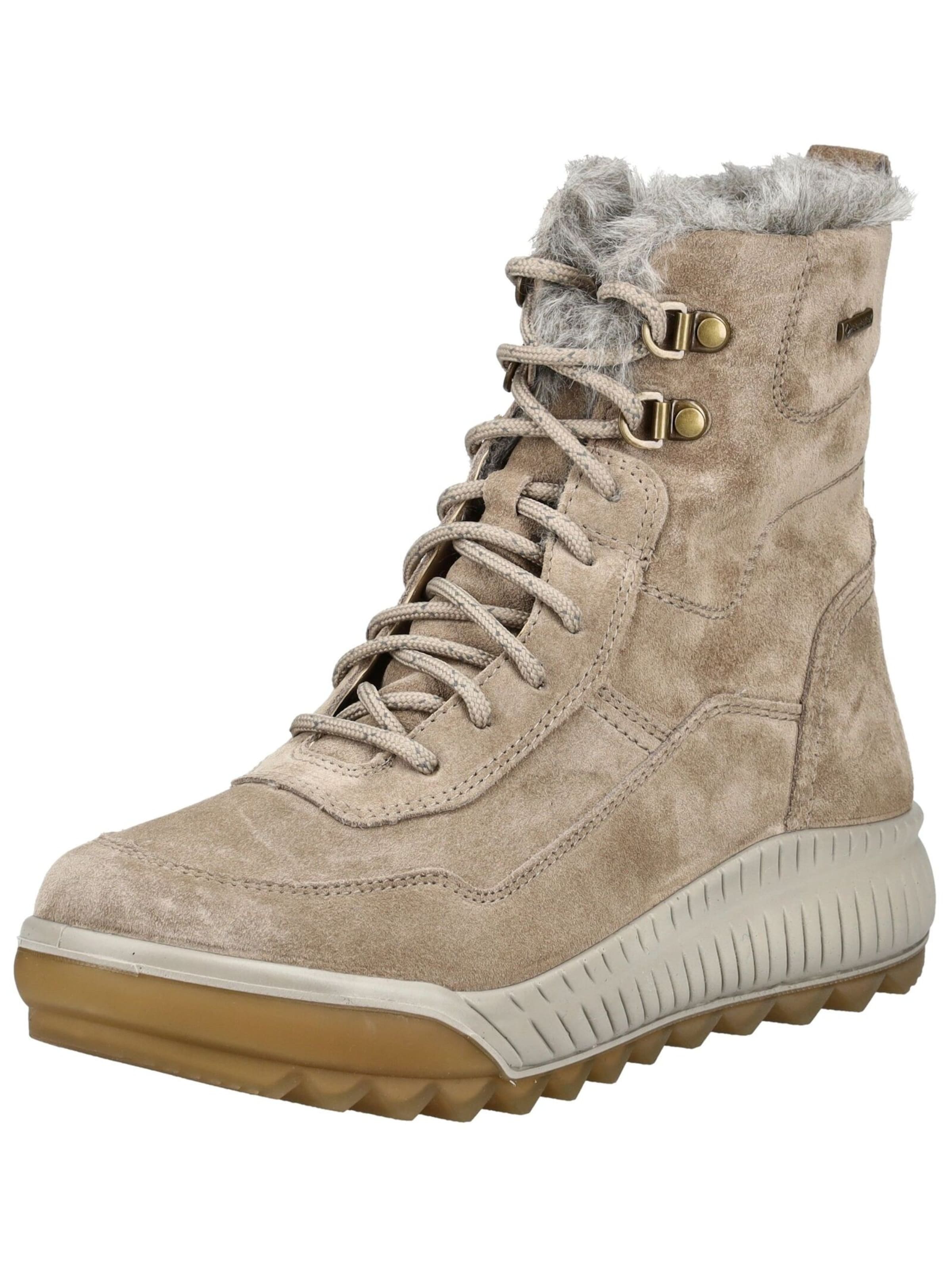 Legero Lace-up bootie in Beige: front