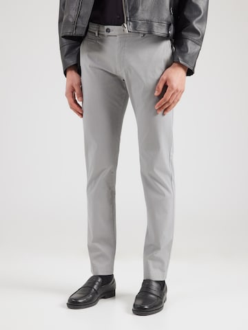 bugatti Slimfit Lærredsbukser i grå: forside