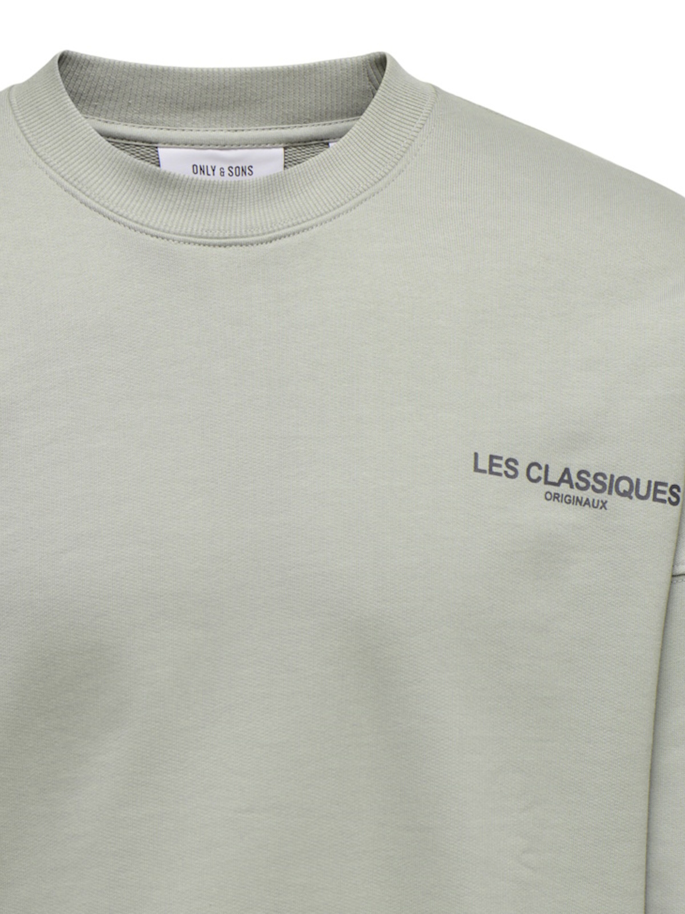 Felpa 'Les Classiques' di Only & Sons in grigio