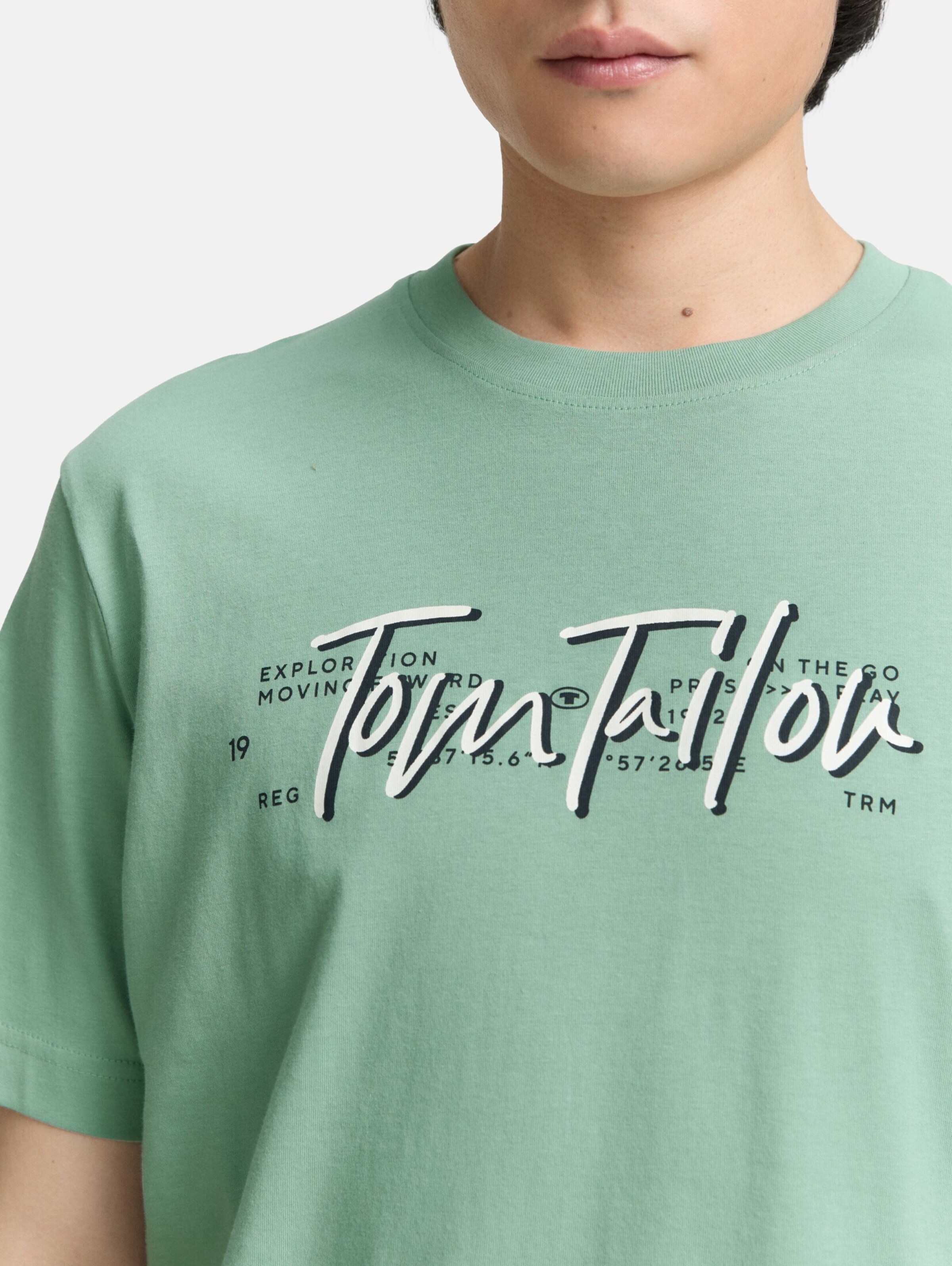 TOM TAILOR Shirt in Green