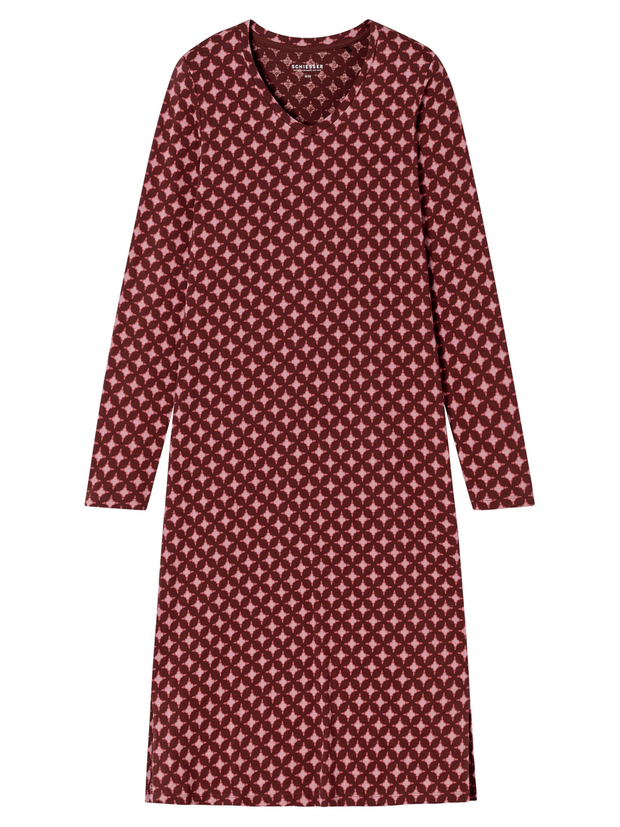 SCHIESSER Nachthemd ' Comfort Essentials ' in Rot: Vorderseite