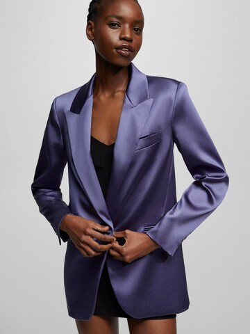 Blazer Pull&Bear en violet : devant