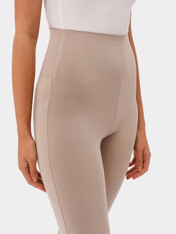 évasé Pantalon 'Belle' Les Lunes en beige