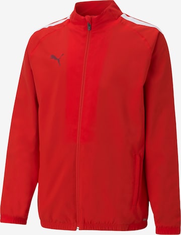 PUMA Athletic Jacket 'Team Liga' in Red: front