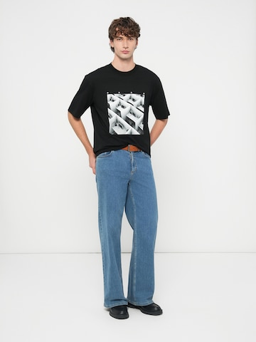 HUGO Μπλουζάκι 'Dodger' σε μαύρο