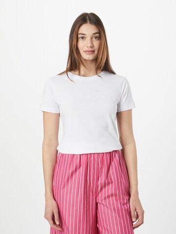 ARMANI EXCHANGE T-shirt i vit: framsida