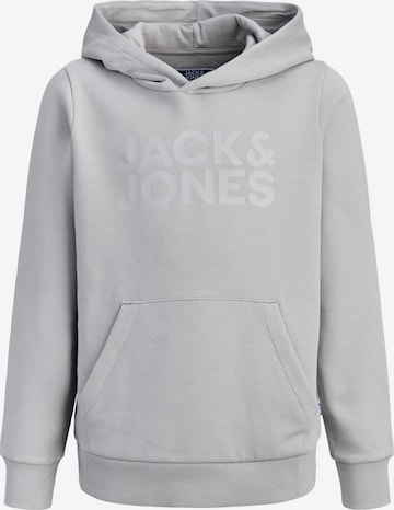 pelēks Jack & Jones Junior Sportisks džemperis 'JJECORP': no priekšpuses