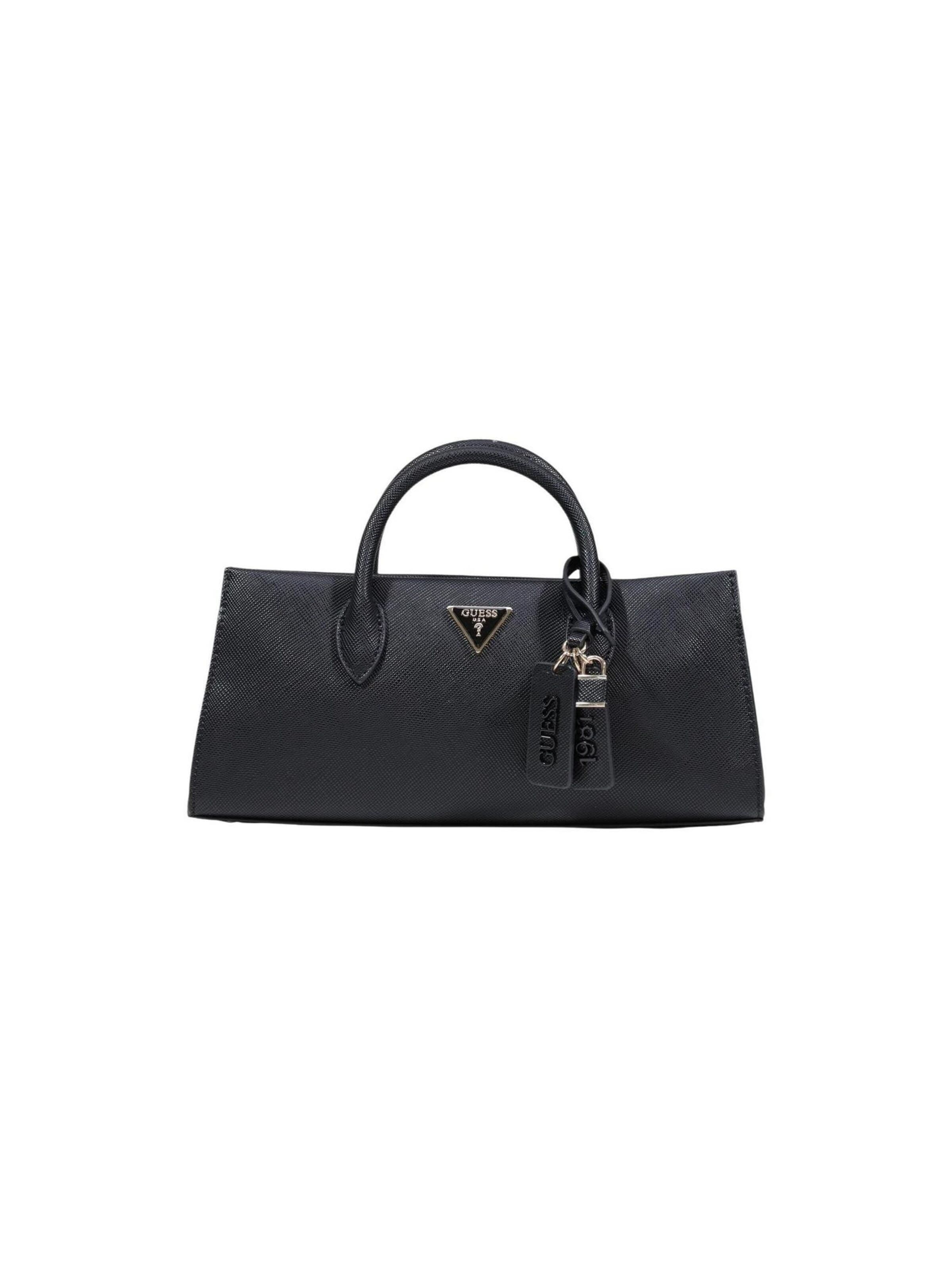 GUESS Schultertasche 'NOELLE II GIRLFRIEND SATCHEL HWZG96 72040'‌‌‌‌‌‌‌‌‌ in Schwarz: Vorderseite