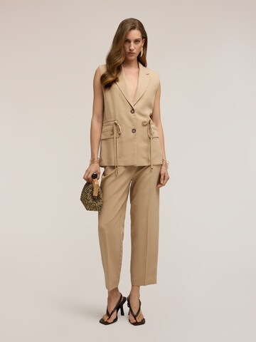 MOTIVI - regular Pantalón en beige