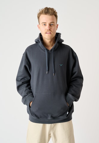 Cleptomanicx Sweatshirt 'Ligull Boxy' in Grey: front