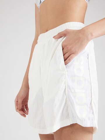 ADIDAS ORIGINALS Loose fit Trousers 'NY' in White