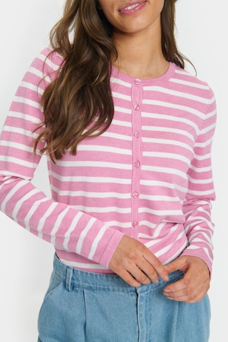 SAINT TROPEZ Strickjacke in Pink