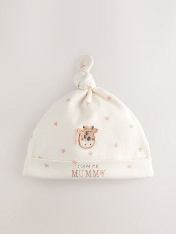 Next - Gorra 'I Love My Mummy/Daddy' en beige