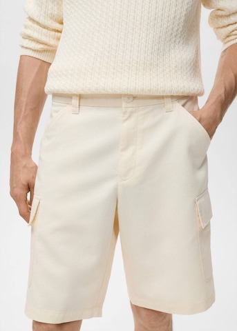 MANGO MAN Loosefit Bermudas lido in Beige